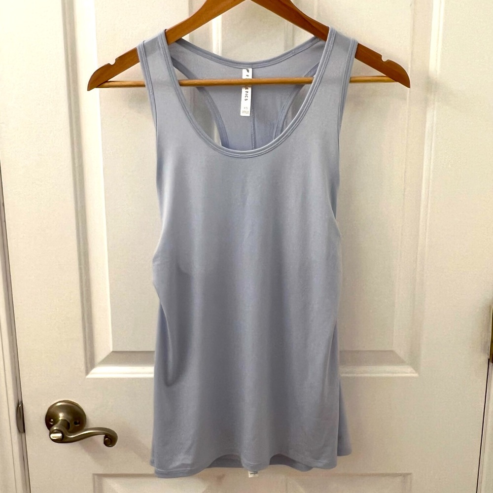 Fabletics light blue workout tank
